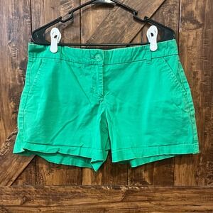 Crown & Ivy Womens Green Shorts Size 6‎ Casual Everyday Summer